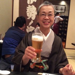 ビールで乾杯！