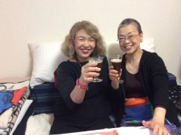 美代さんとベルギービールで乾杯！